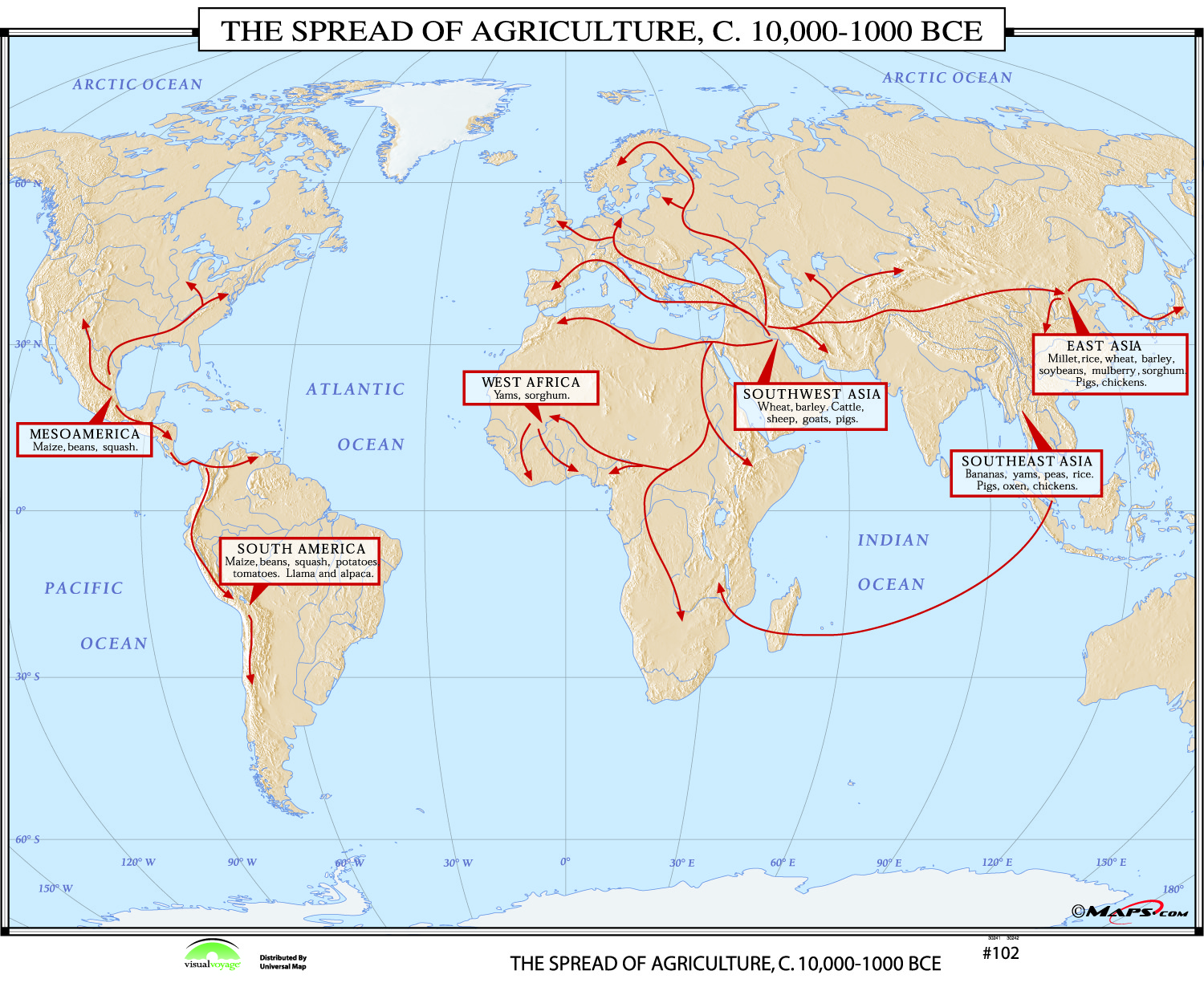 102 The Spread of Agriculture, 10,0001000 BCE eBay